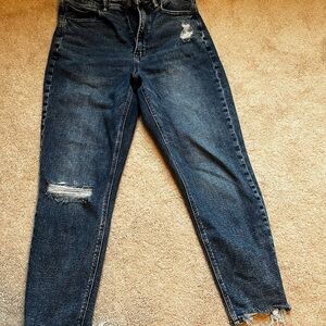 Distressed Blue Jeans for Women